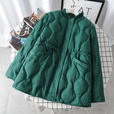 Modern női hosszú kabát zsebbel és nyakkendővel több színben