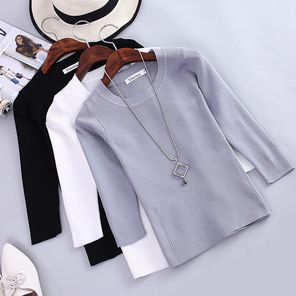 Alkalmi női blúz 3/4 ujjal, különböző színekben