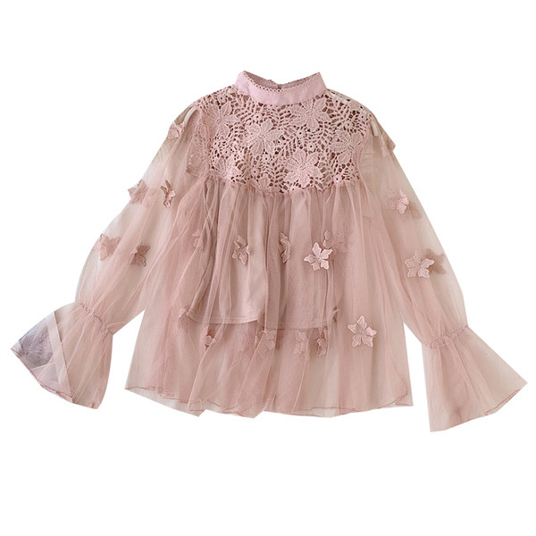 Modern női ing virágos motívumokkal több színben