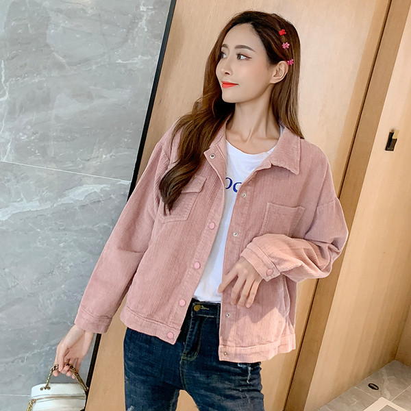 Geaca scurta de dama actuala in doua culori - model lat