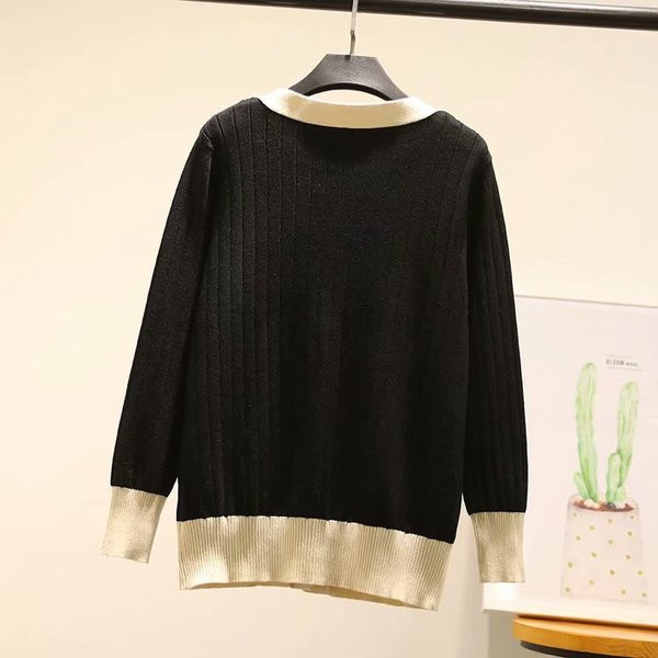 Lezser női kardigán gombbal és zsebekkel fekete színben