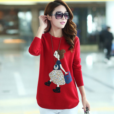 Pulover de dama in diferite culori si aplicatii