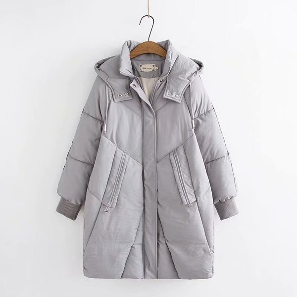 Nagy méretű női hosszú kabát kapucnival és zsebbel több színben