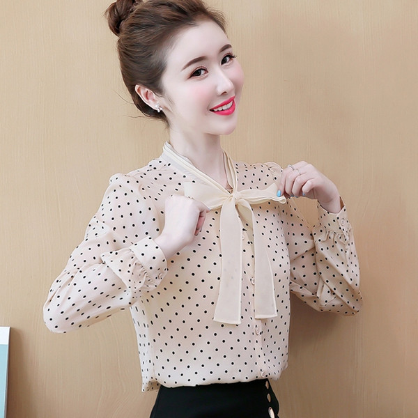 Camasa eleganta de dama in doua culori cu nasturi si panglica