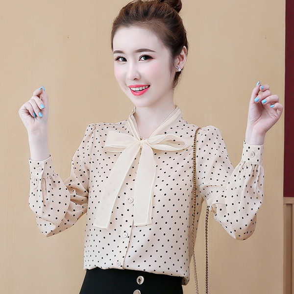 Camasa eleganta de dama in doua culori cu nasturi si panglica