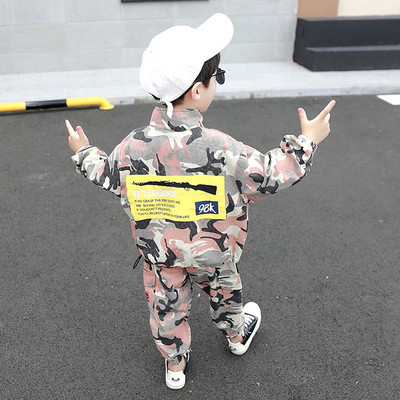 Kétrészes, fiúknak készült kétrészes álcázó készlet új modellje, két színben