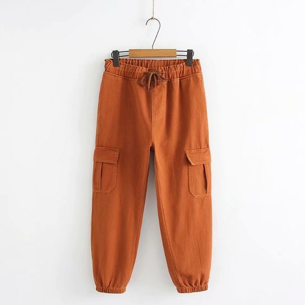 Lezser női hosszú nadrág oldalzsebekkel, nyakkendőkkel több színben