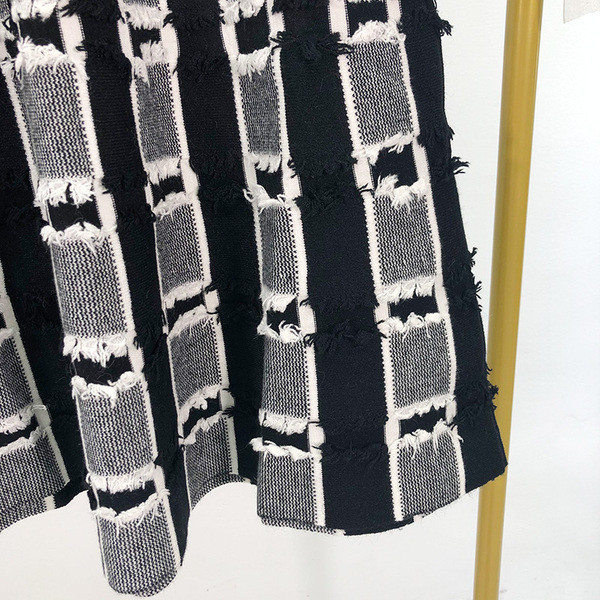 Fusta lunga tricotata cu talie elastica