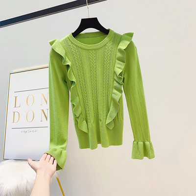 Modern női blúz O-nyakkal, többféle színben