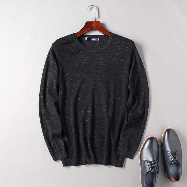 Férfi pulóver kék, fekete és zöld mintákkal