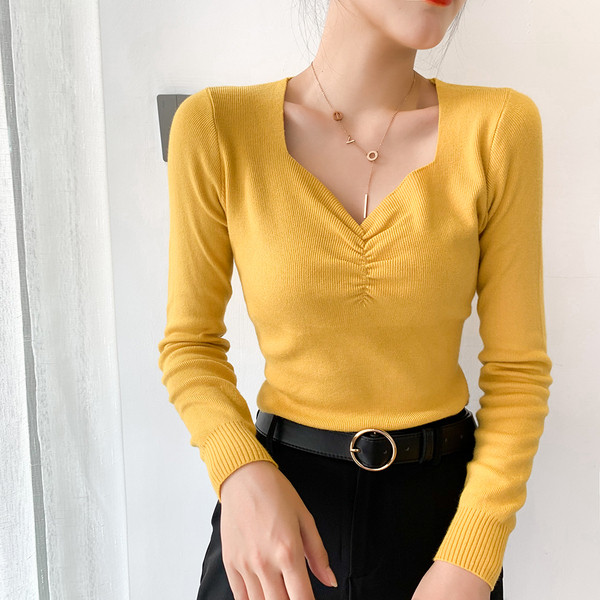 Bluză casual de damă cu mâneci lungi în mai multe culori diferite