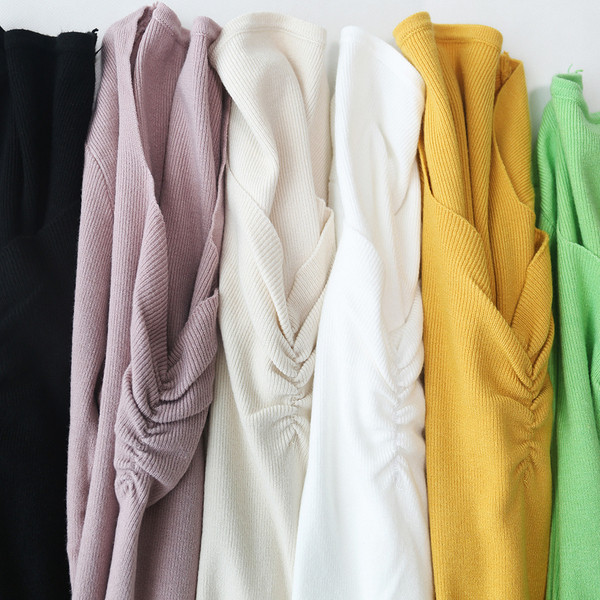 Bluză casual de damă cu mâneci lungi în mai multe culori diferite