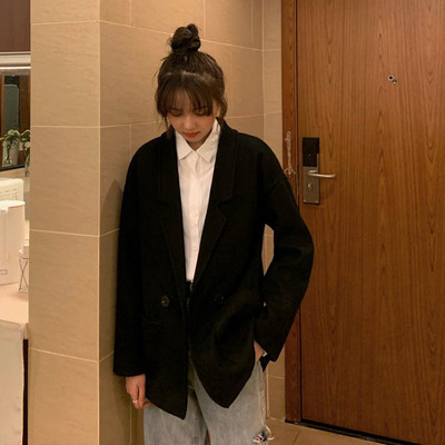 Női napi hosszú kabát két színben, zsebekkel