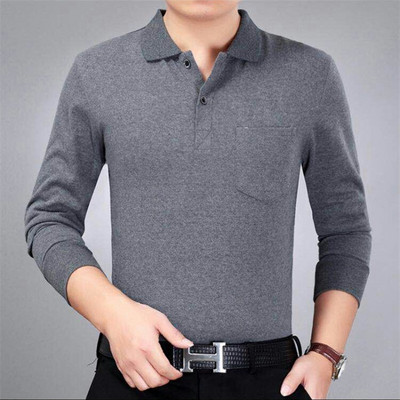 Ανδρικό ριγέ πουλόβερ με κολάρο σε διάφορα χρώματα