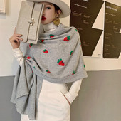 Model nou de esarfa dama cu broderie in diferite culori