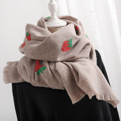 Model nou de esarfa dama cu broderie in diferite culori