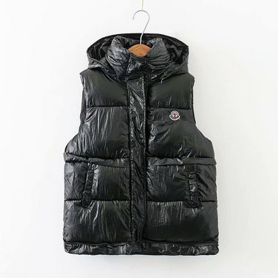 Lezser női mellény kapucnival és zsebbel, két színben