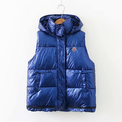 Lezser női mellény kapucnival és zsebbel, két színben