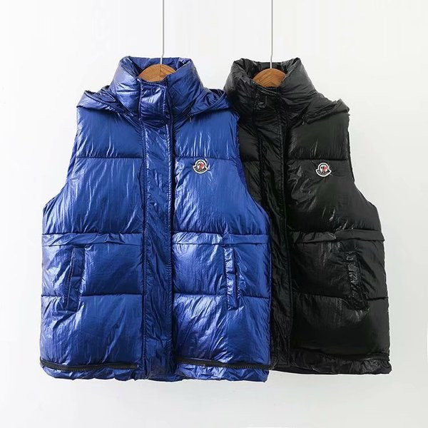 Lezser női mellény kapucnival és zsebbel, két színben