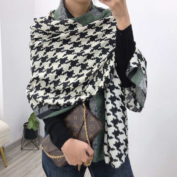 Téglalap alakú női sál négy színben