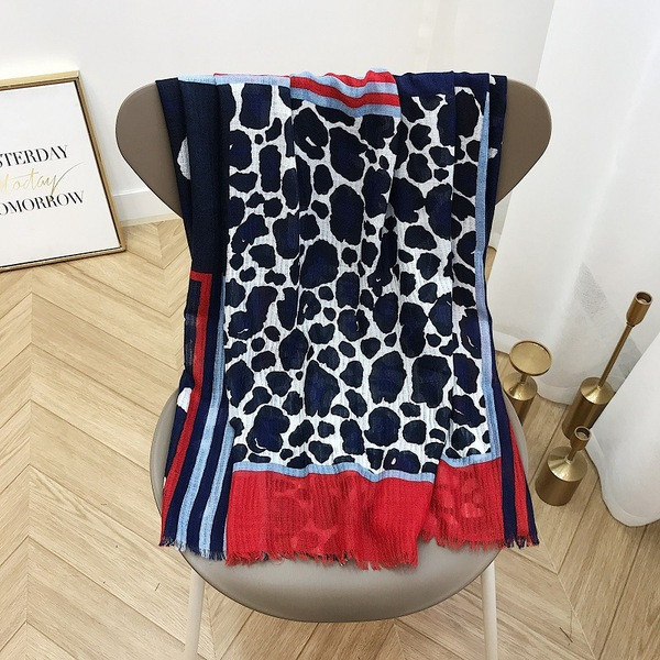 Modern női színes sál téglalap alakú