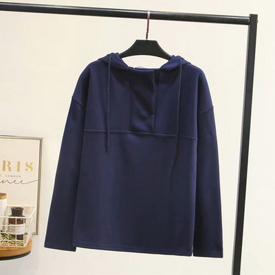 Nappali női pulóver kapucnival és nyakkendővel három színben