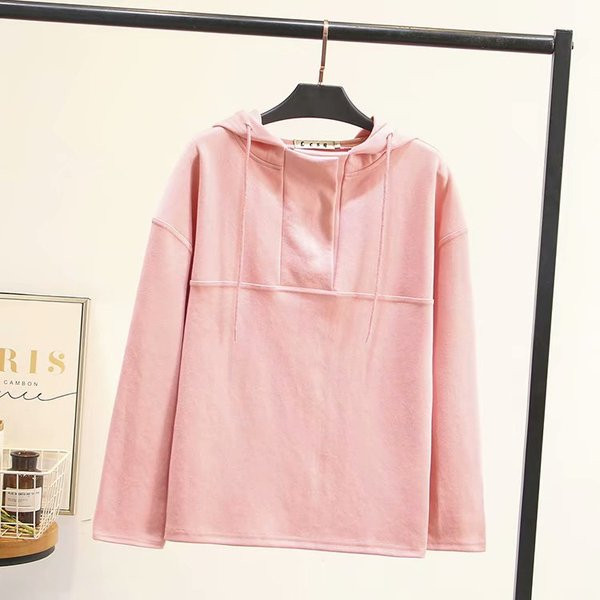 Nappali női pulóver kapucnival és nyakkendővel három színben