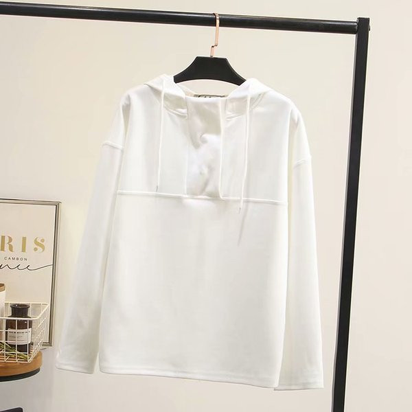 Nappali női pulóver kapucnival és nyakkendővel három színben