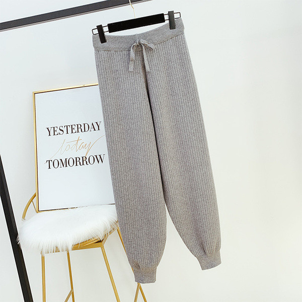 Дамски ежедневен панталон с ластик в четири цвята