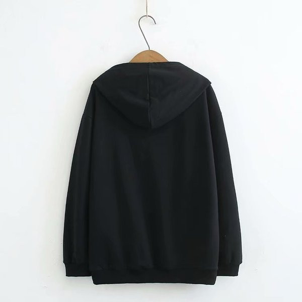 Hanorac de dama modern cu broderie in trei culori