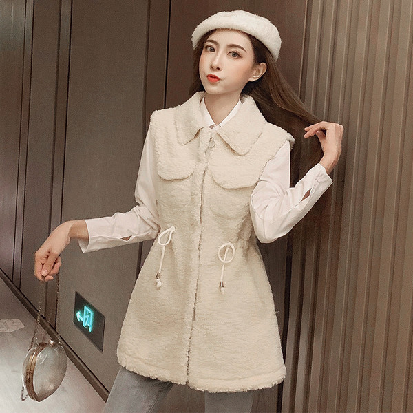 Puha női mellény három színben cipzárral és megkötővel