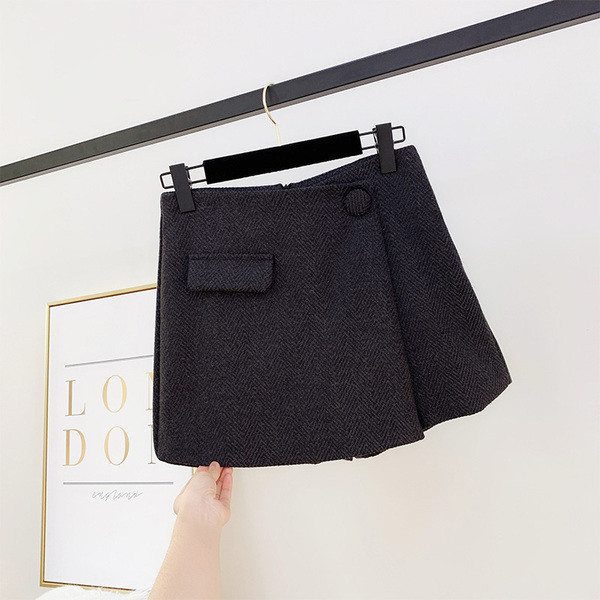 Téli rövidnadrág gombos három színben