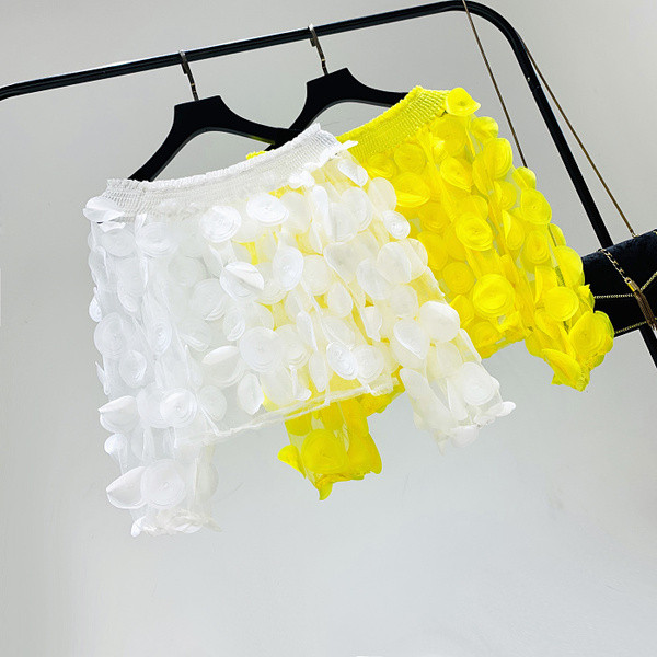 Bluza de dama modern model nou cu element 3D si tul in mai multe culori