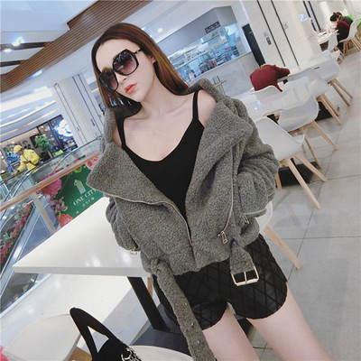 Modern női téli kabát spitz nyakkivágással, három színben