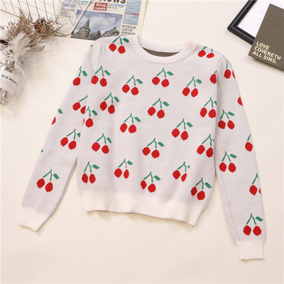 Női alkalmi pulóver négy színben O-nyakkal