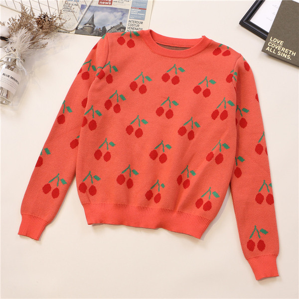 Női alkalmi pulóver négy színben O-nyakkal