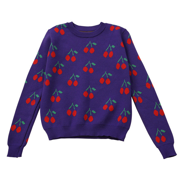 Női alkalmi pulóver négy színben O-nyakkal