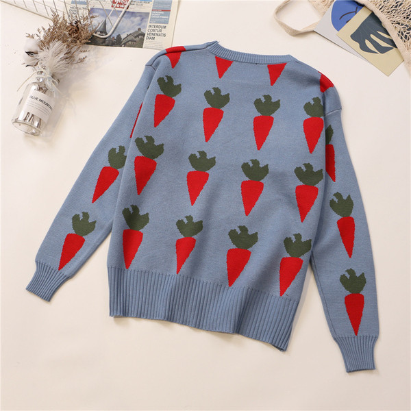 Alkalmi női pulóver O-nyakú és hosszú ujjú