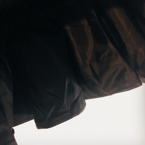 Geaca de dama din piele cu talie elastica de culoare neagra