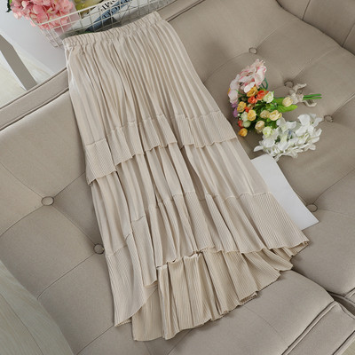 Μοντέρνα γυναικεία μακρύ φούστα σε διάφορα χρώματα