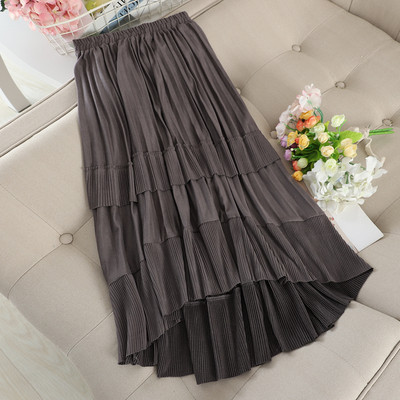 Μοντέρνα γυναικεία μακρύ φούστα σε διάφορα χρώματα