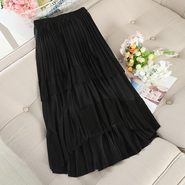 Μοντέρνα γυναικεία μακρύ φούστα σε διάφορα χρώματα