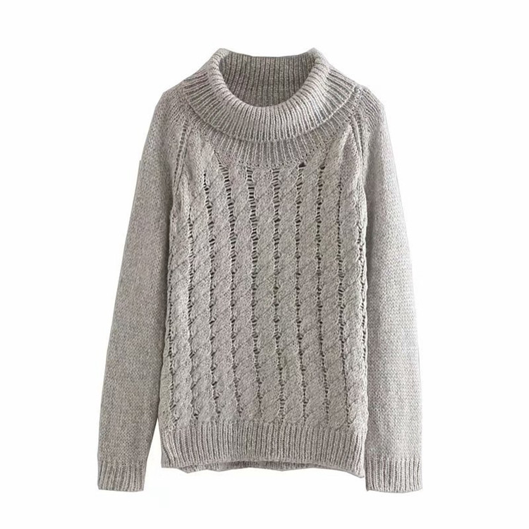 Vastag pulóver pólógallérral, három színben