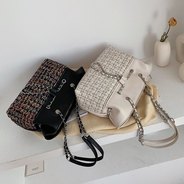 Geanta de dama de zi cu zi cu lant in mai multe culori