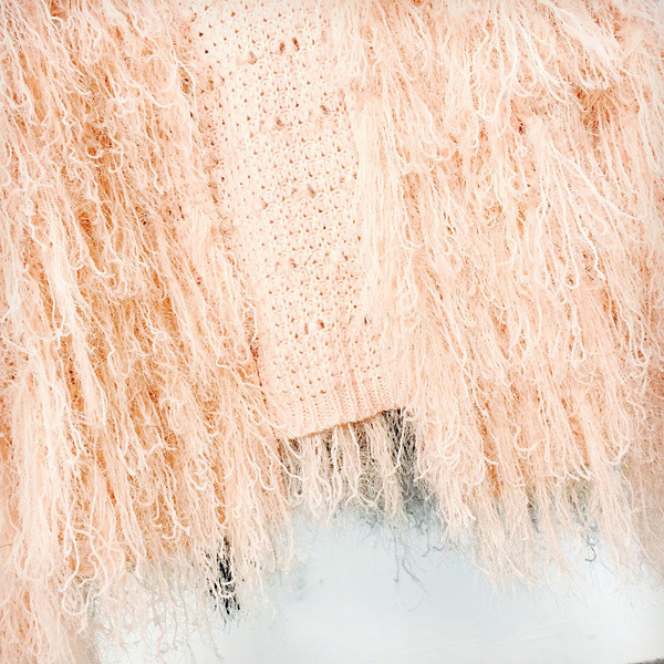 Őszi női mellény rojtokkal több színben