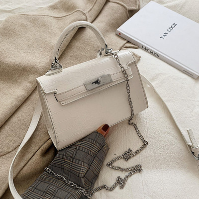 Κομψή γυναικεία τσάντα με μακρά και κοντή λαβή σε διάφορα χρώματα