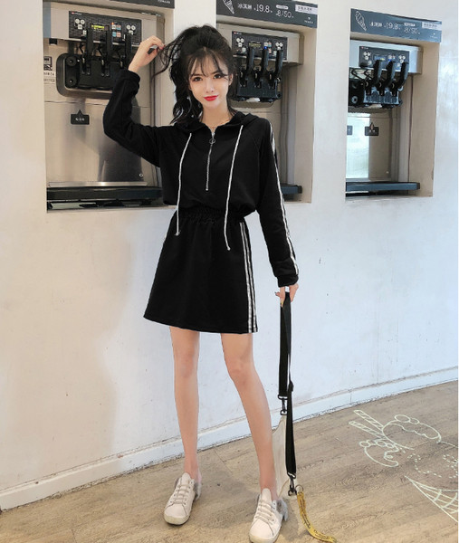 Napi szett pulóver és rövid szoknya három színben