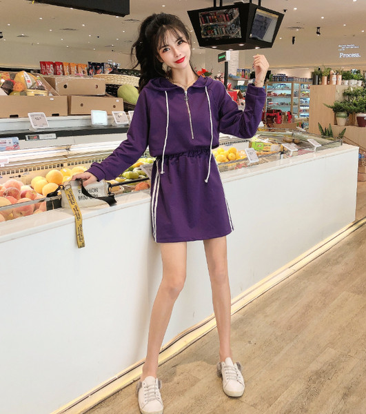 Napi szett pulóver és rövid szoknya három színben