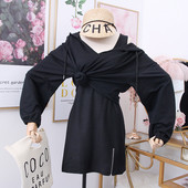 Modern női ruha + kapucnis blúz több színben