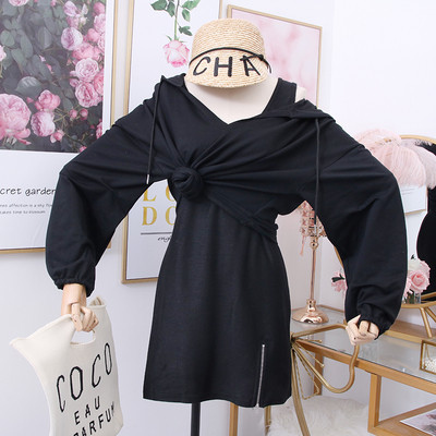 Modern női ruha + kapucnis blúz több színben